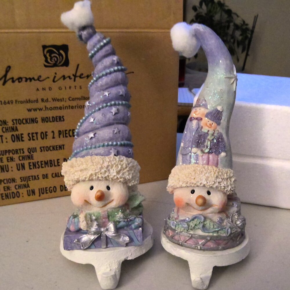 EUC Snowman Stocking Holders